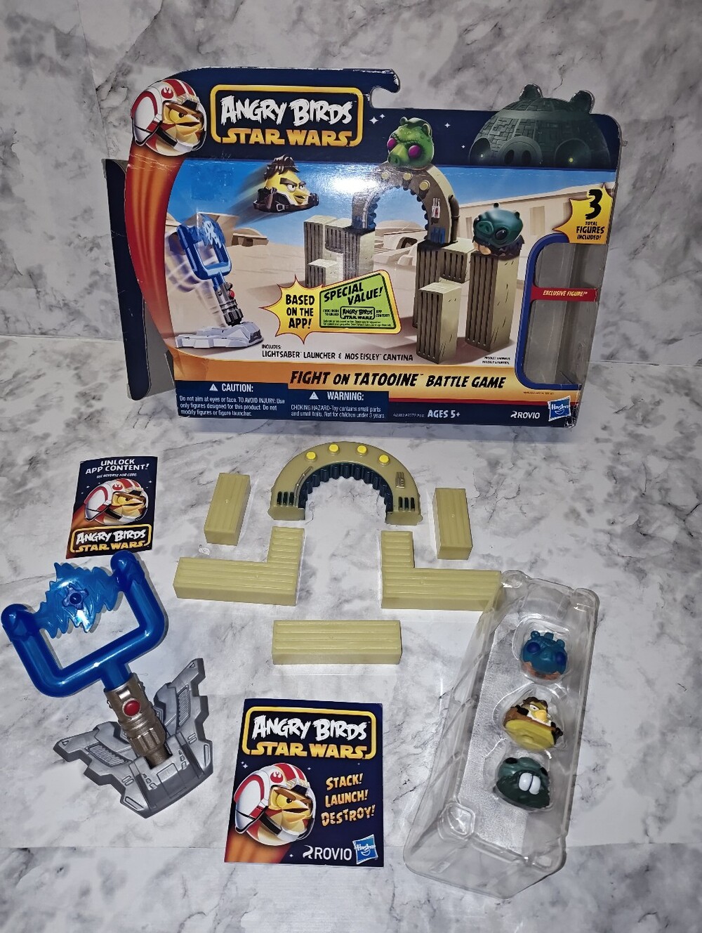 Hasbro Angry Birds Star Wars Fight on Tatooine Game - Blue & Tan